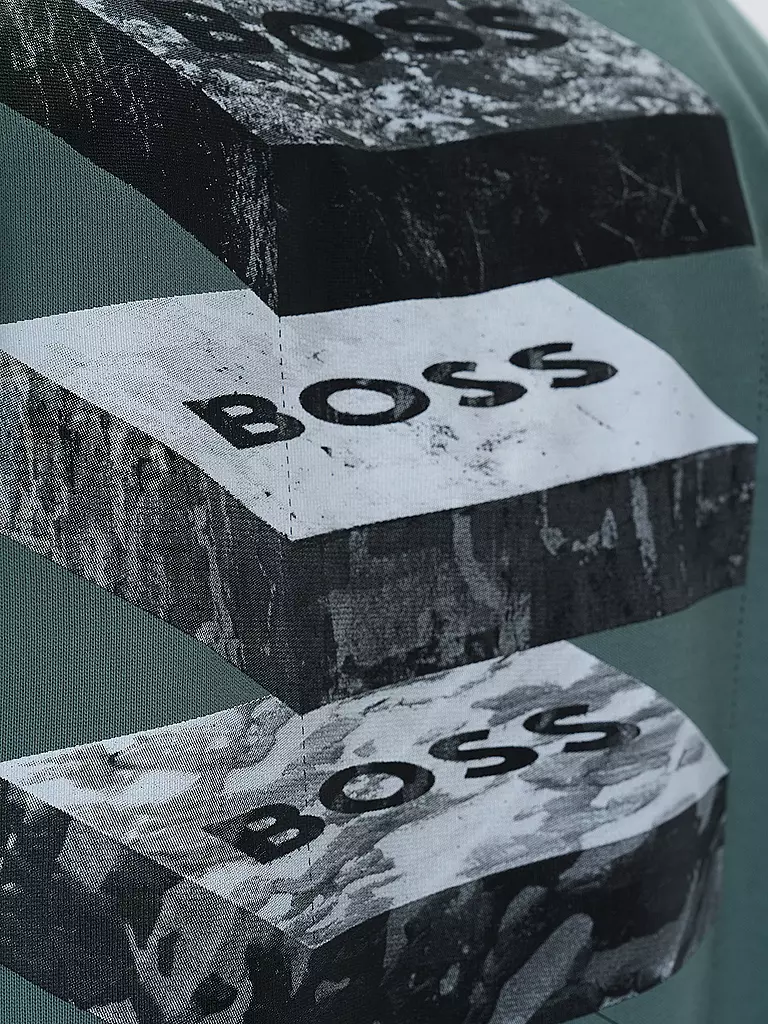 BOSS | T-Shirt GEOLOGICAL | Petrolio
