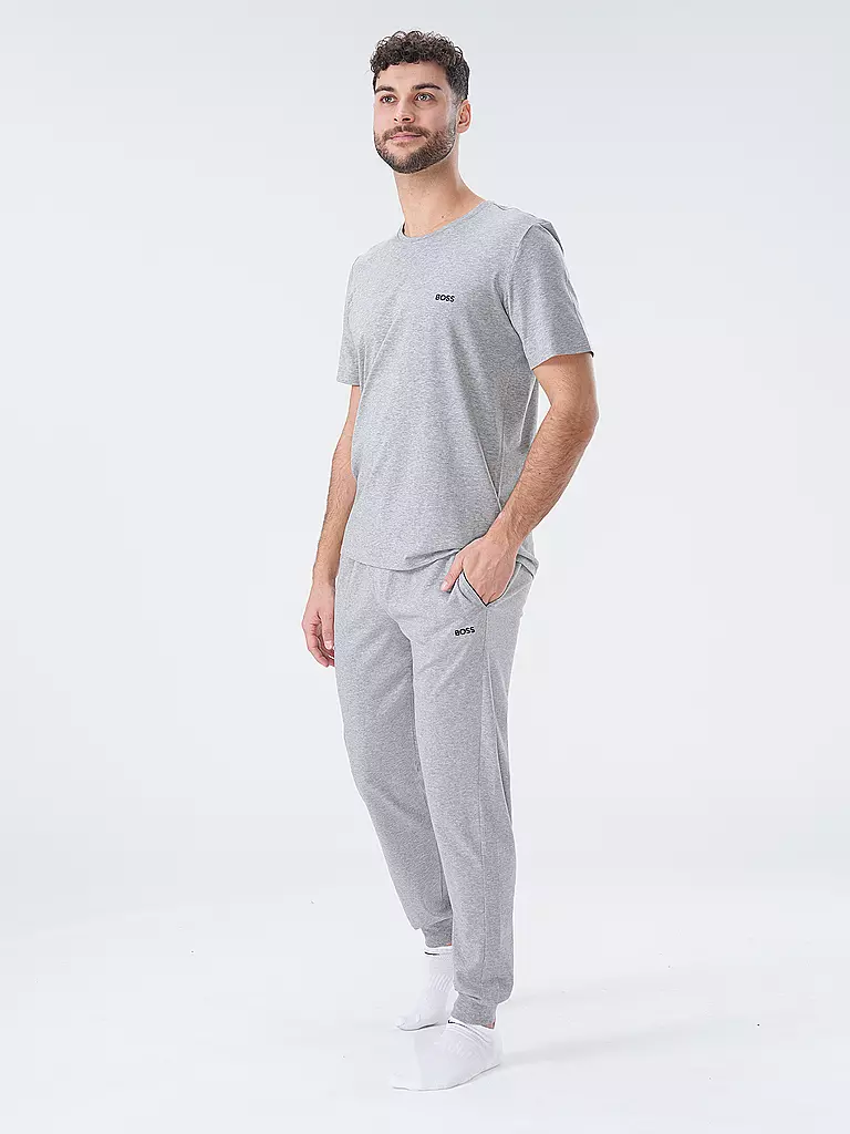 BOSS | T-shirt loungewear | Grigio chiaro