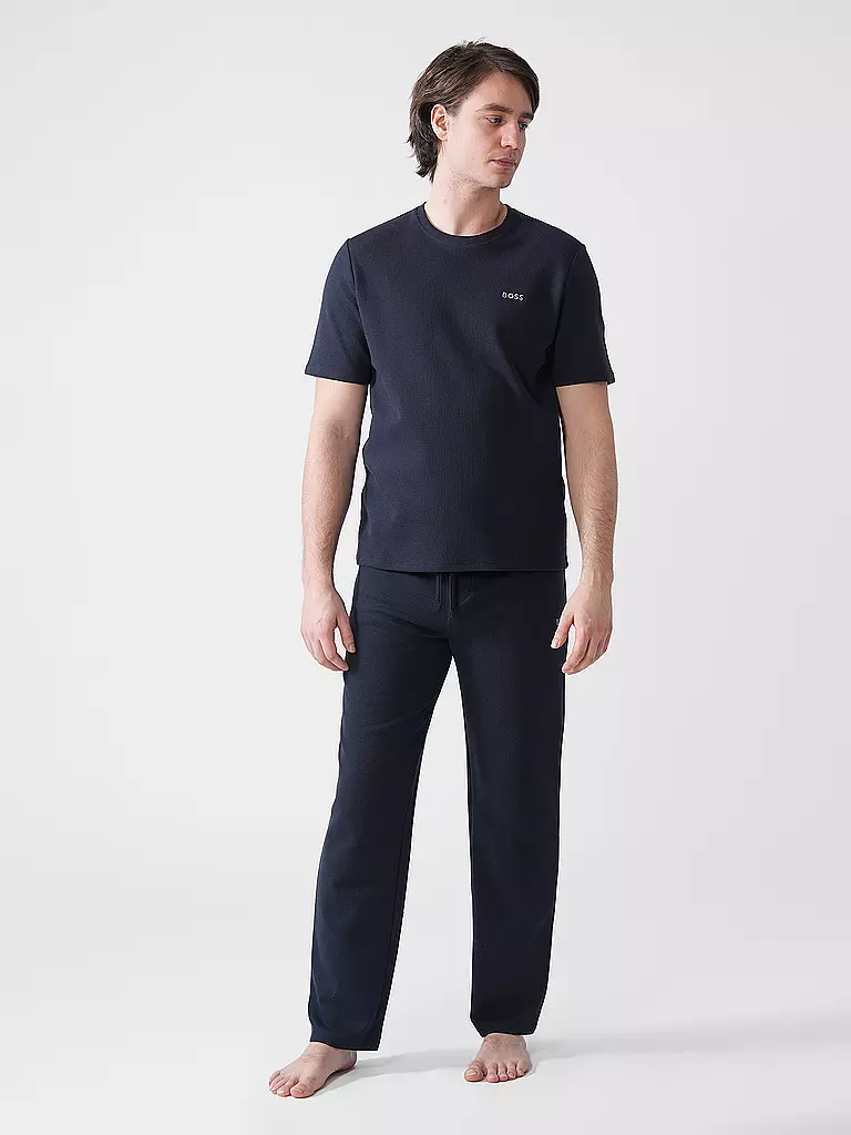 BOSS | T-shirt loungewear | Blu scuro
