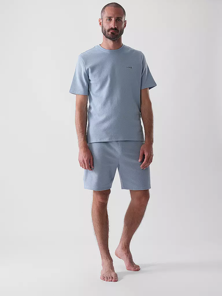 BOSS | T-shirt loungewear | Blu chiaro