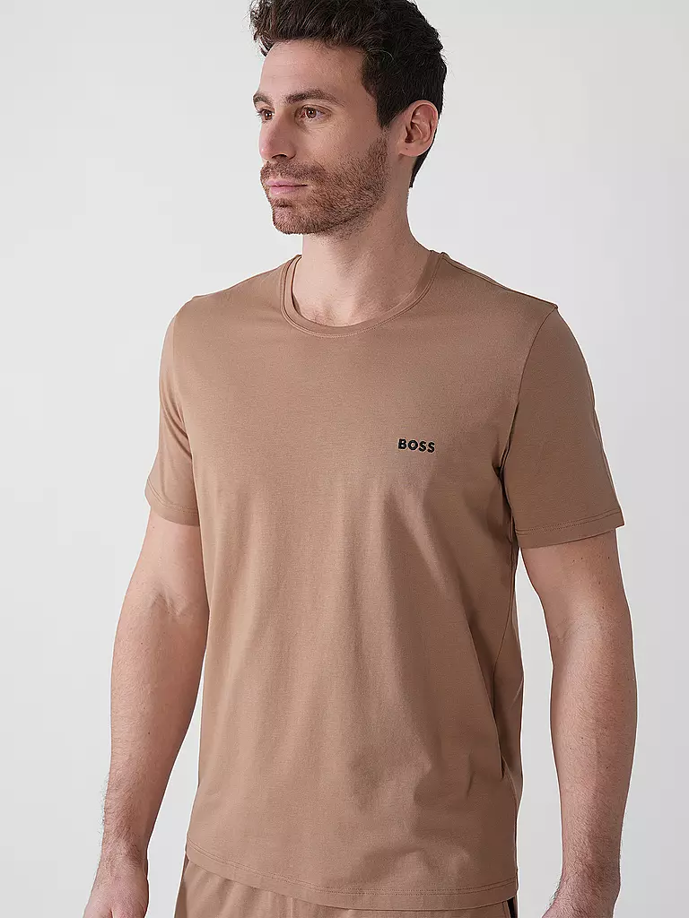 BOSS | T-shirt Loungewear | Marrone chiaro