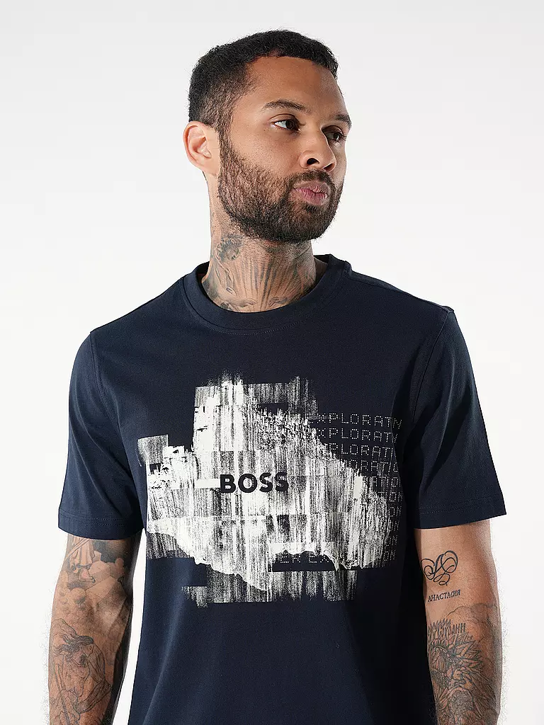 BOSS | T-Shirt TE_ALIEN | Blu