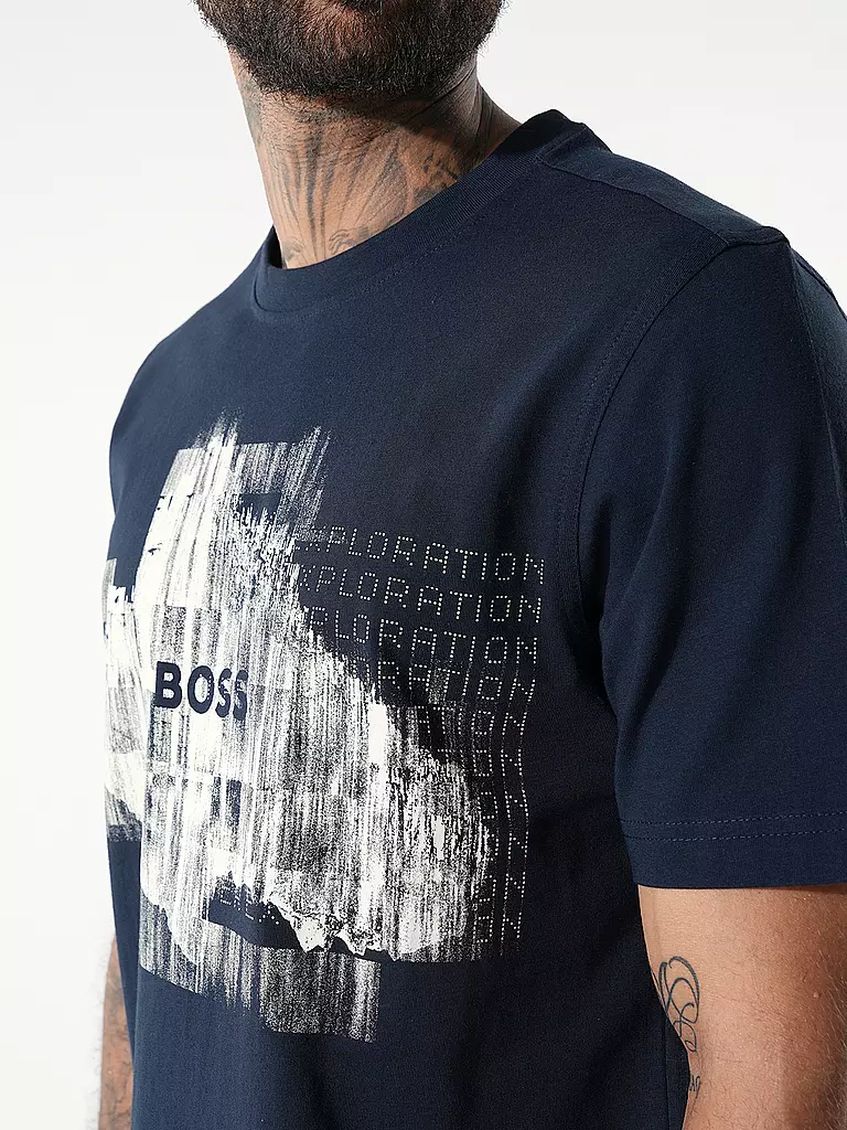 BOSS | T-Shirt TE_ALIEN | Blu