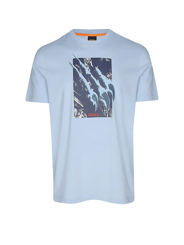 BOSS | T-Shirt TE_ANIMALI | Blu chiaro