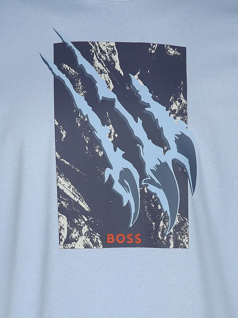 BOSS | T-Shirt TE_ANIMALI | Blu chiaro