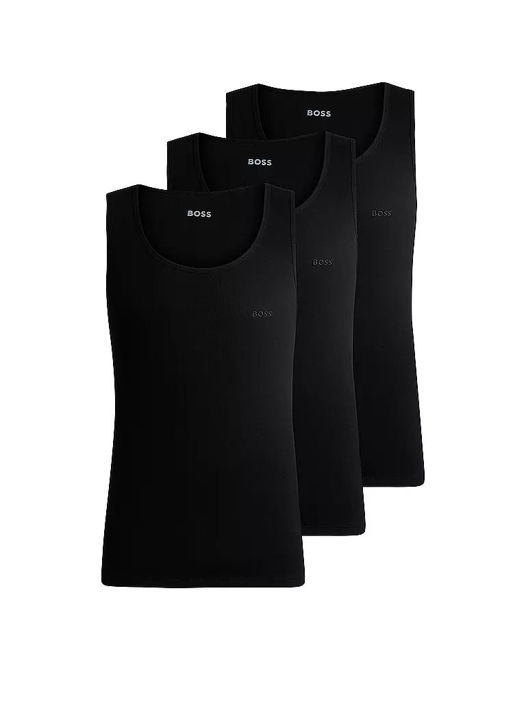 BOSS | Tanktop, confezione da 3, nero | Nero