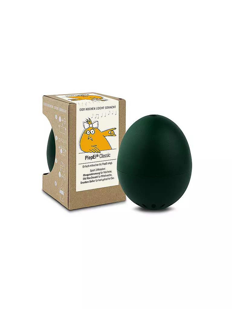 BRAINSTREAM | Timer da cucina - PiepiEi CLASSIC 3 livelli di cottura verde scuro | Verde scuro
