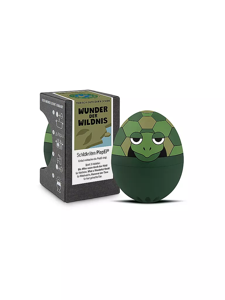 BRAINSTREAM | Timer da cucina - PiepiEi Meraviglia della natura selvaggia 3 livelli di cottura Tartaruga | Verde