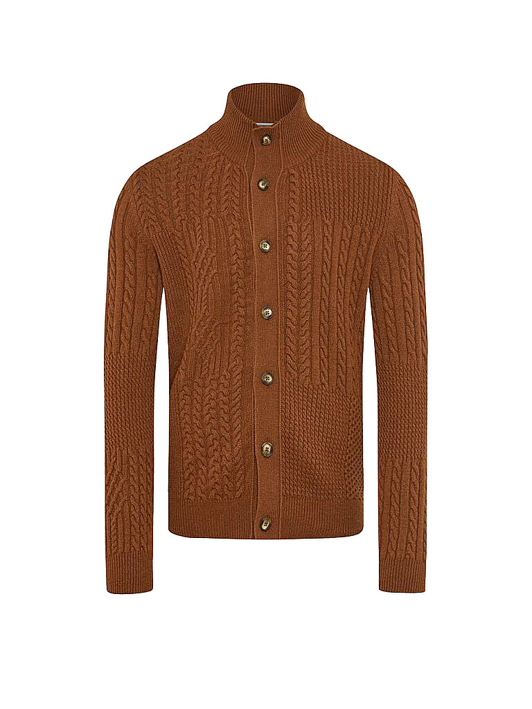 Brax Cardigan JEFF marrone XXXL