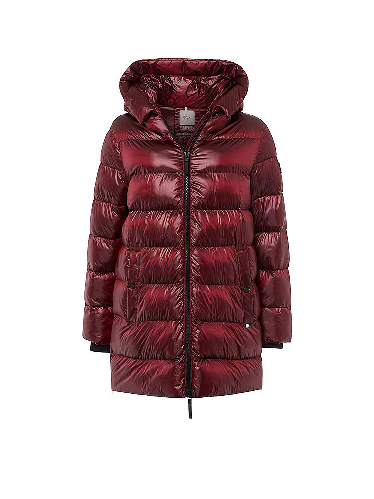 Piumino trapuntato TORONTO rosso scuro 42