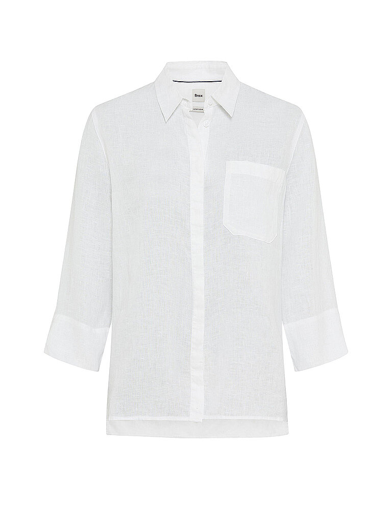 Blusa in lino VICKI bianco 44