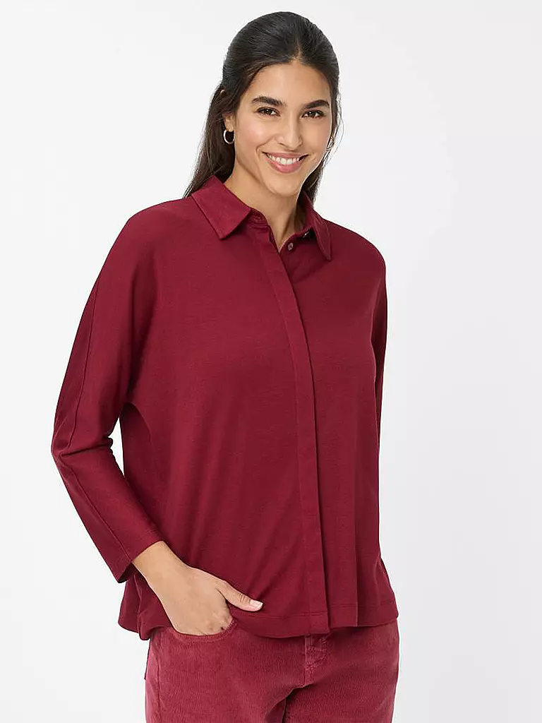 BRAX | Blusa CELIA M | Rosso scuro