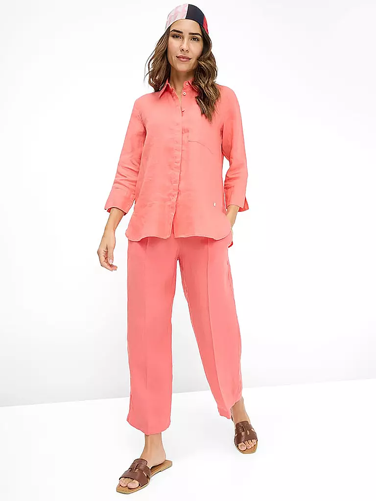 BRAX | Blusa di lino VICKI | Corallo