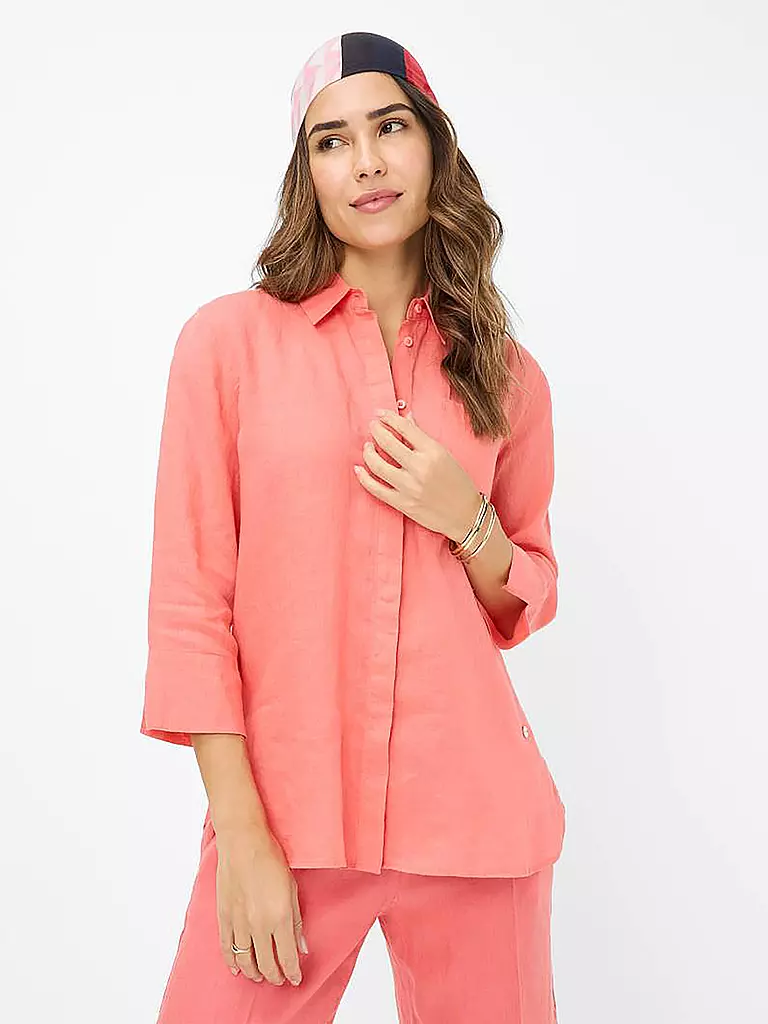 BRAX | Blusa di lino VICKI | Corallo
