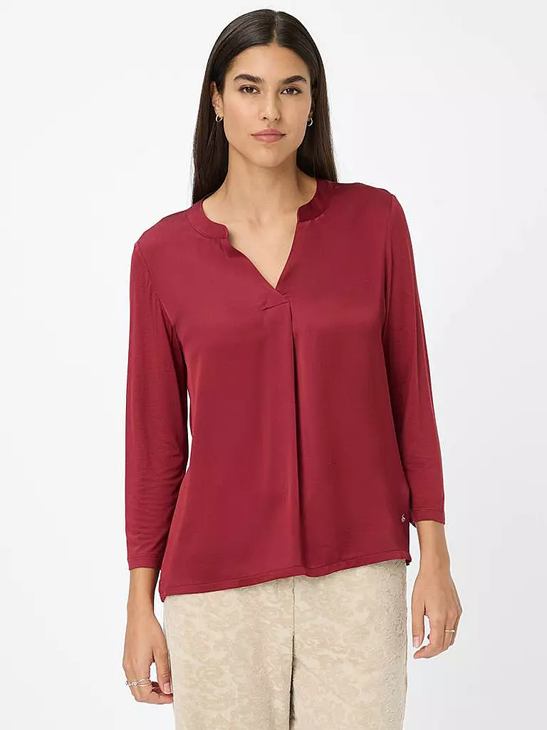 BRAX | Blusenshirt CLARISA M | Rosso scuro