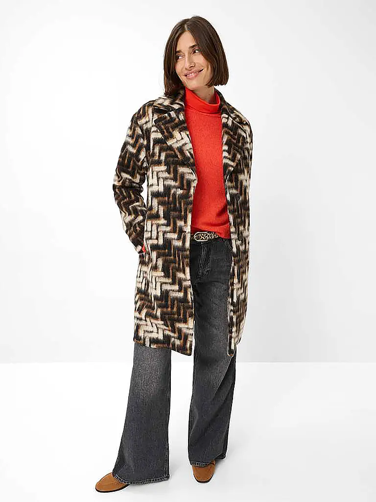 BRAX | Cappotto di lana DAVOS | Beige