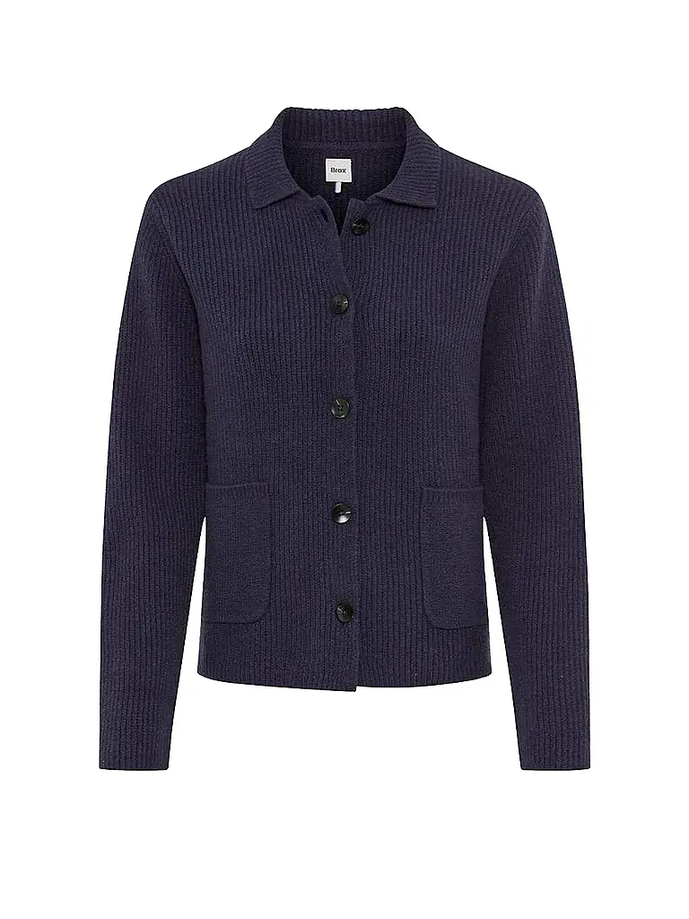 BRAX | Cardigan AMI | Blu scuro