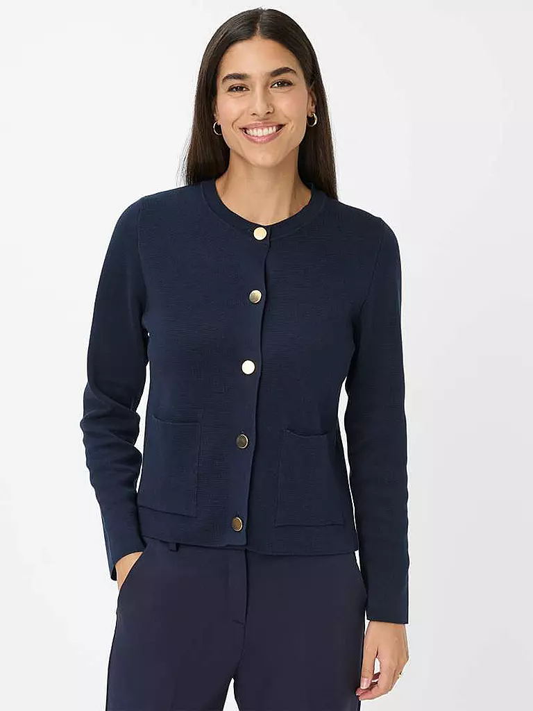 BRAX | Cardigan ANN | Blu scuro