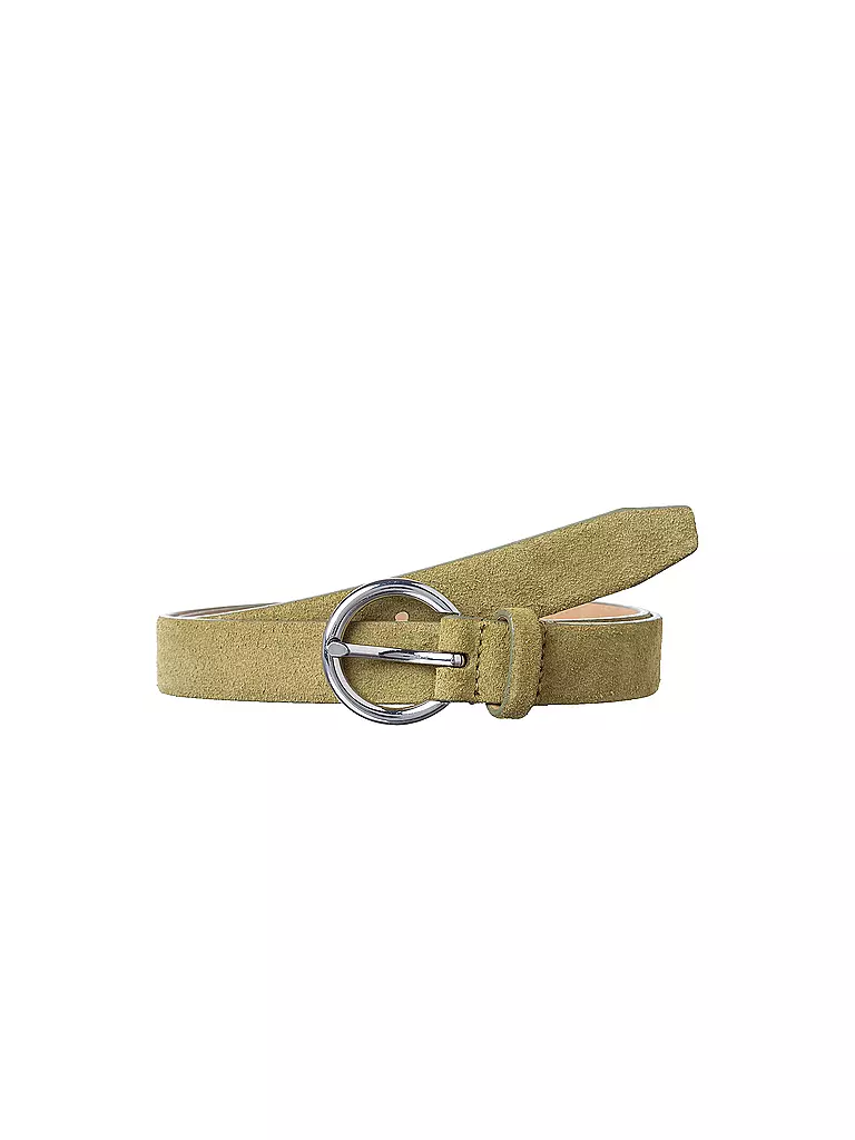 BRAX | Cintura in pelle | Oliva