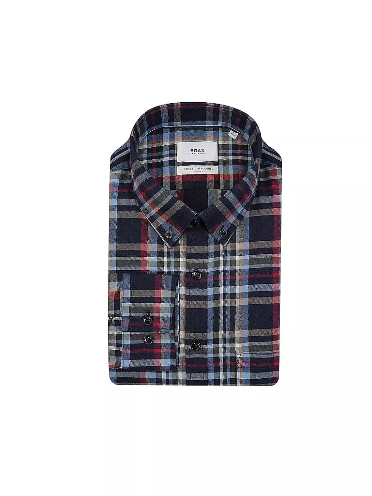 BRAX | Hemd DANIEL Modern Fit | Blu