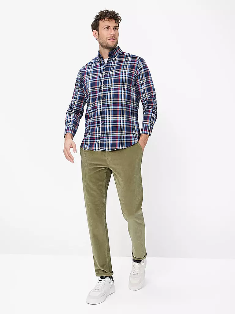 BRAX | Hemd DANIEL Modern Fit | Blu