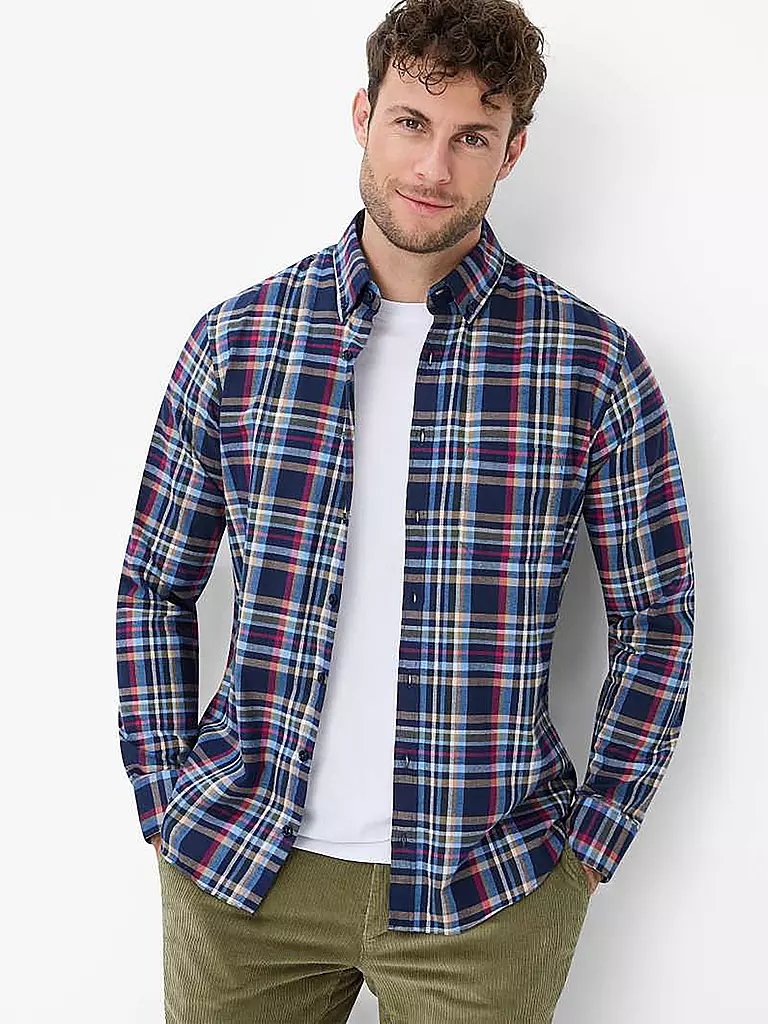 BRAX | Hemd DANIEL Modern Fit | Blu