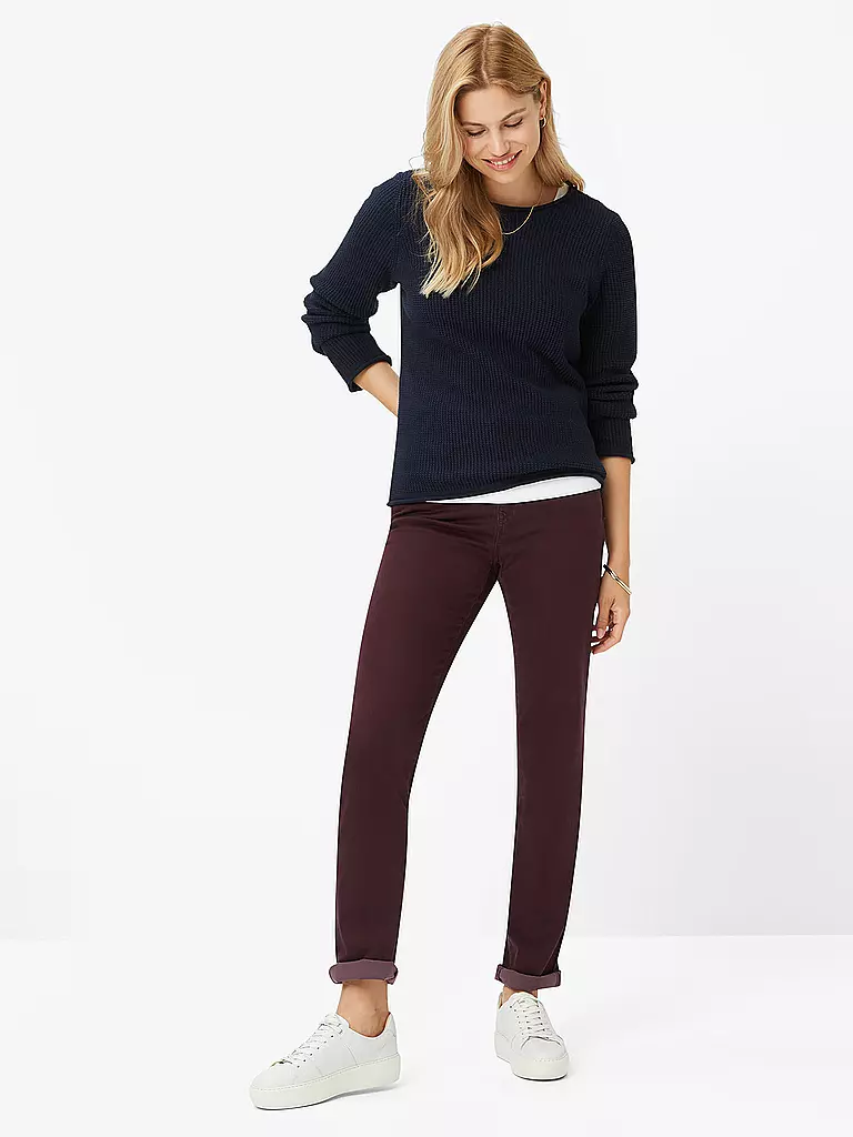 BRAX | Hose Straight Fit MARY  | Rosso scuro