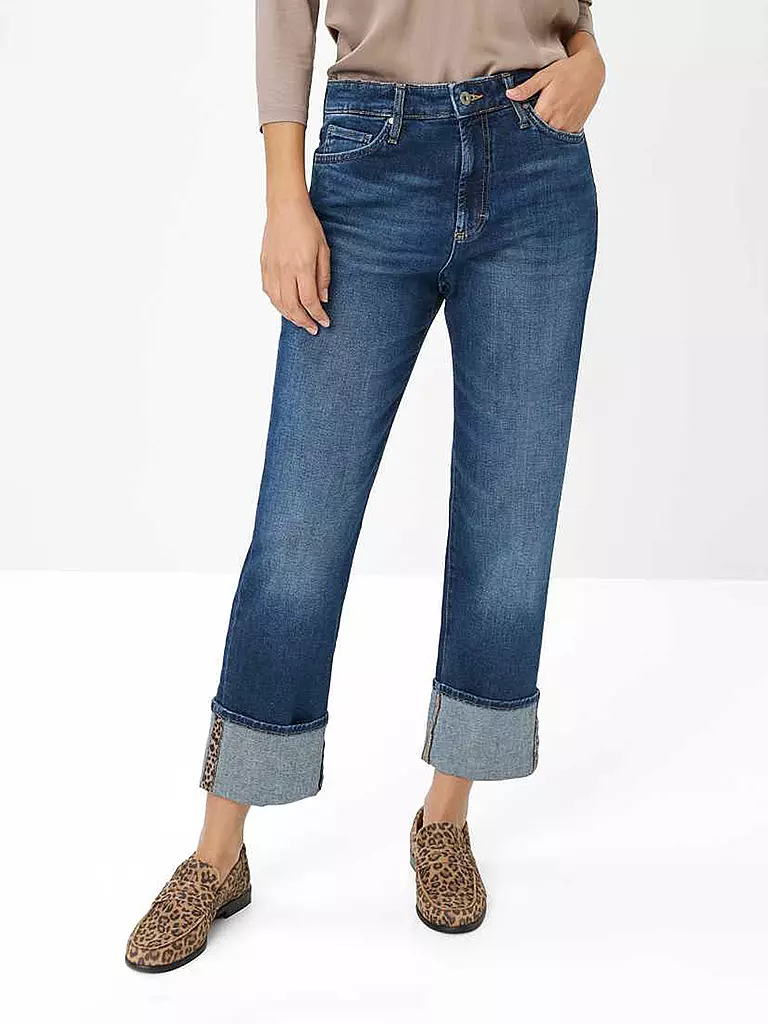 BRAX | Jeans Straight Fit 3/4 MADISON S | Blu
