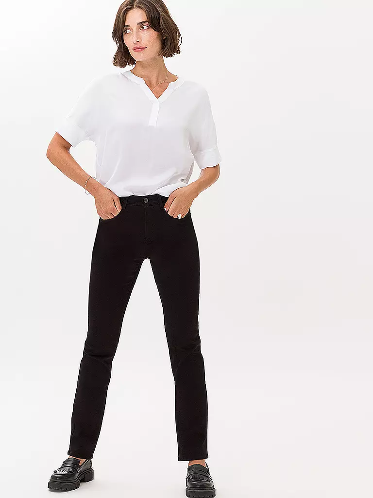 BRAX | Jeans Straight Fit CAROLA | Nero