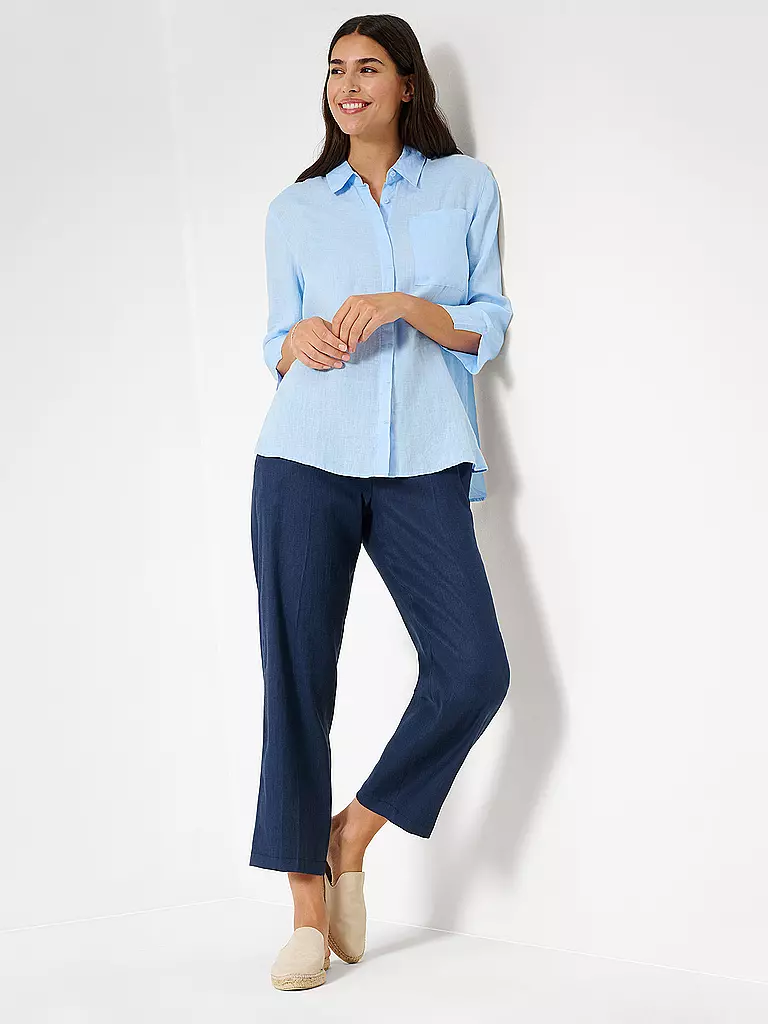 BRAX | Leinenbluse VICKI  | Blu chiaro