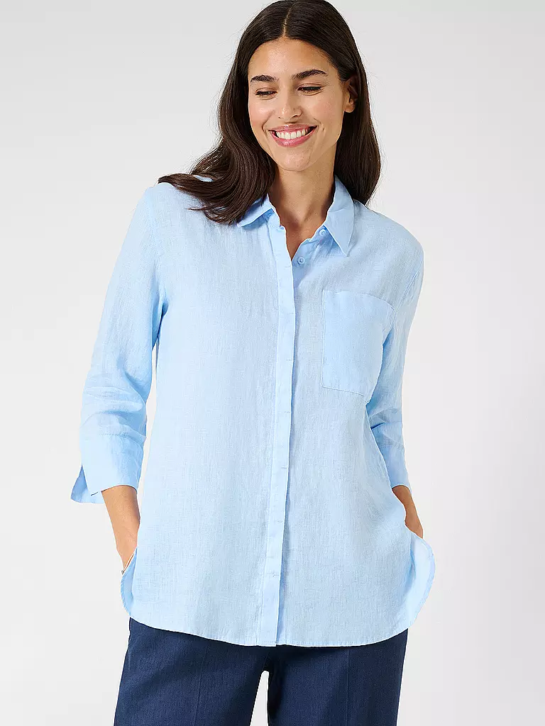 BRAX | Leinenbluse VICKI  | Blu chiaro