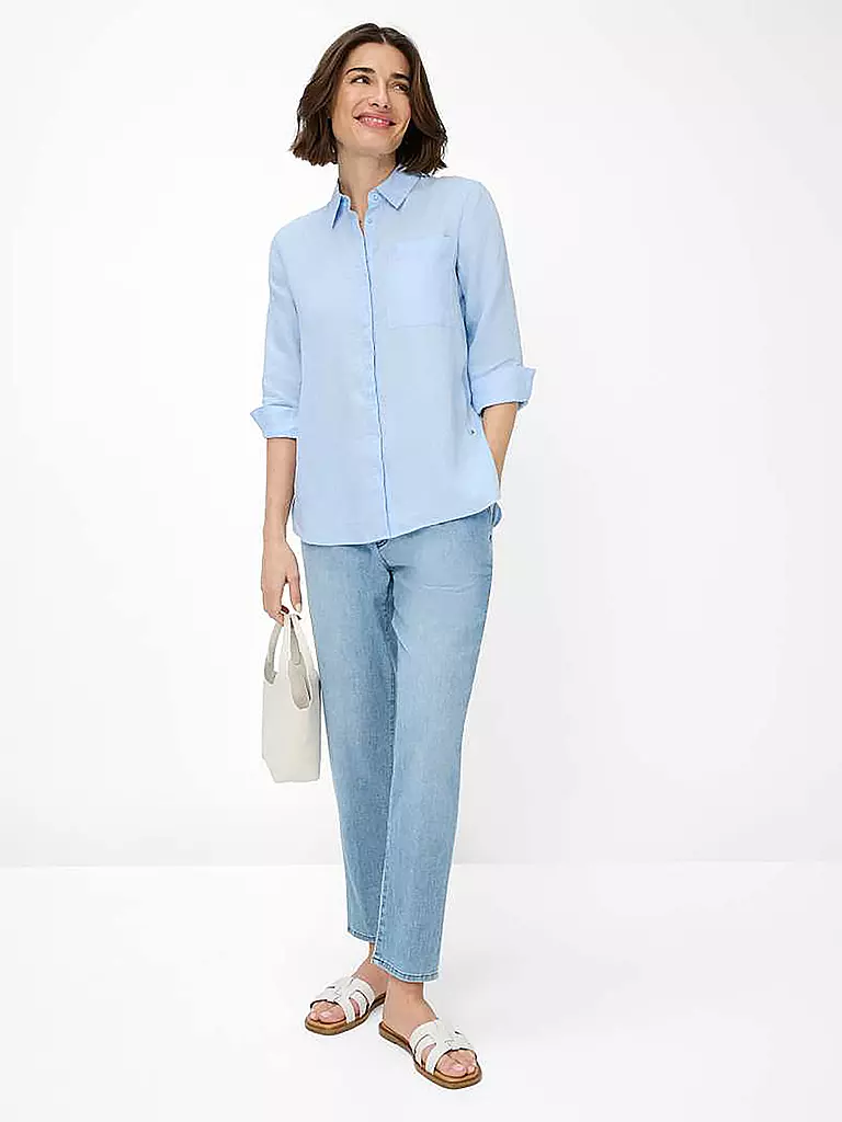 BRAX | Leinenbluse VICKI | Blu chiaro