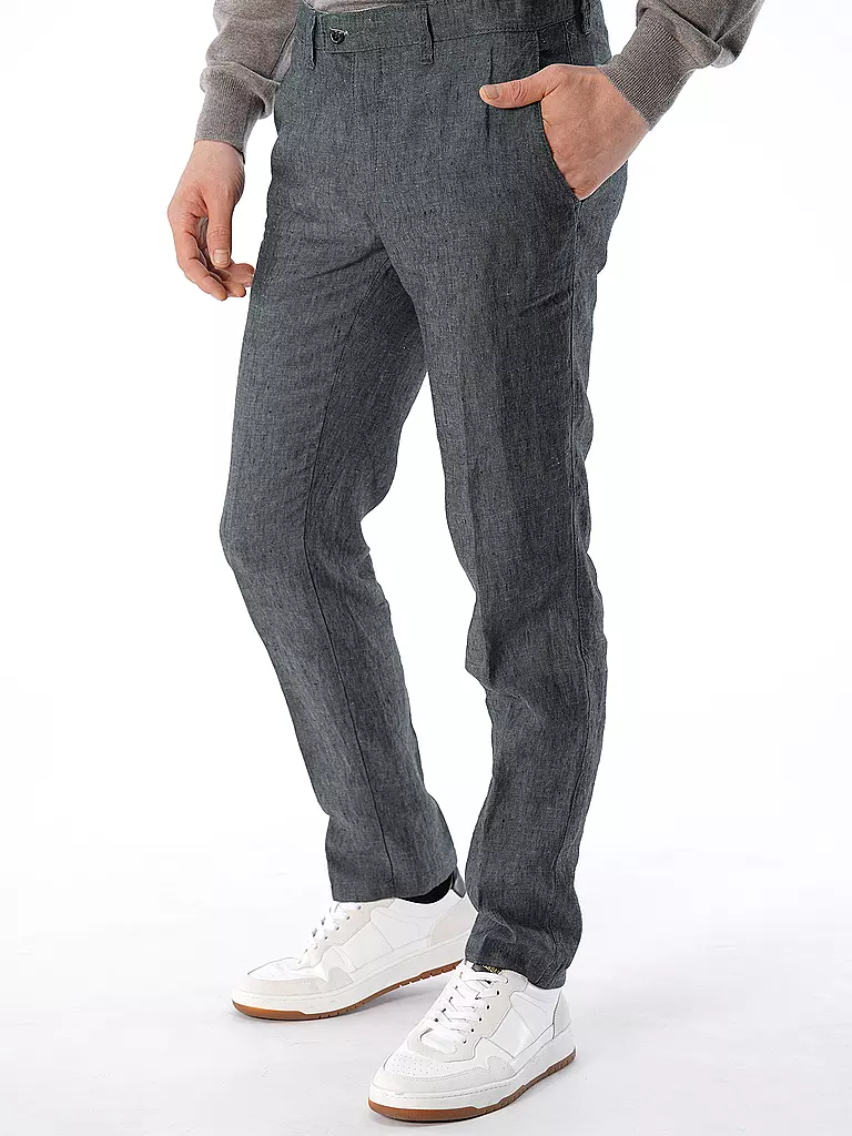 BRAX | Leinenchino FELIX | Grigio