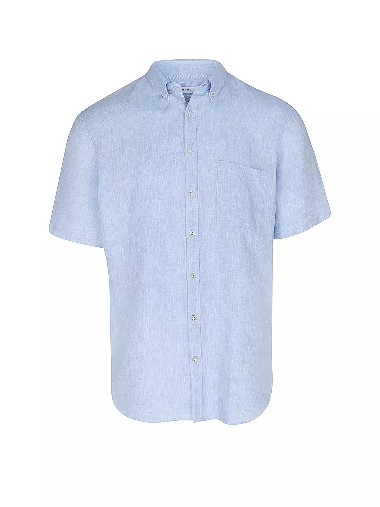 BRAX | Leinenhemd DAN | Blu chiaro