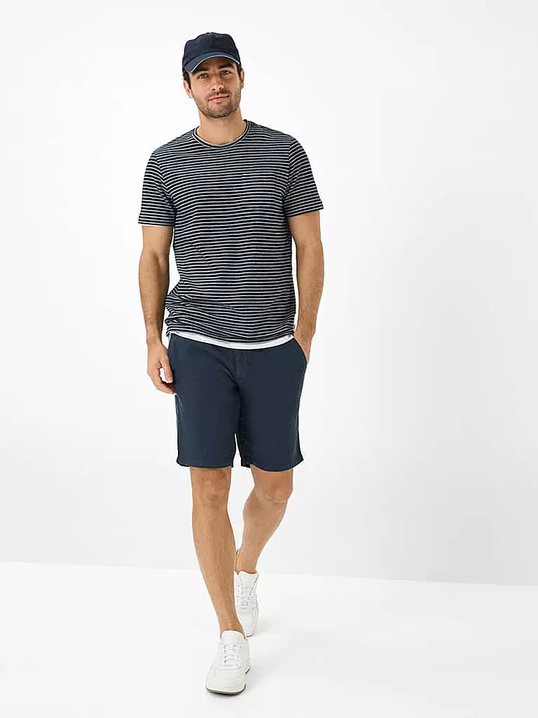 BRAX | Leinenshorts BALU | Blu scuro