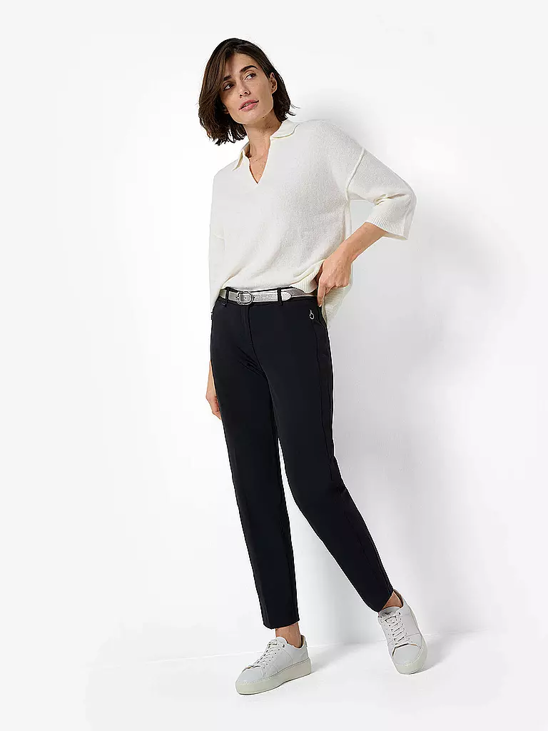 BRAX | Pantaloni business Regular Fit 7/8 MARON S | Nero