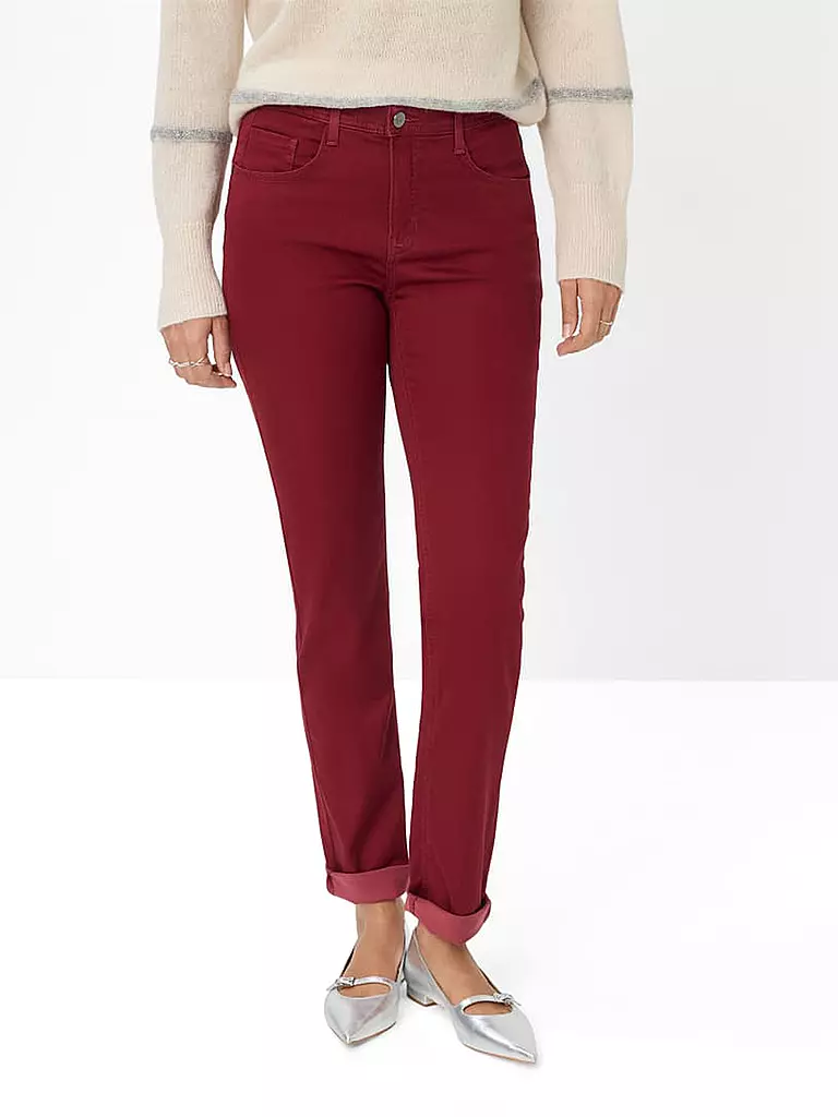 BRAX | Pantaloni CAROLA | Rosso scuro