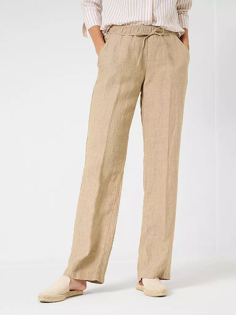 BRAX | Pantaloni di lino FARINA | Beige