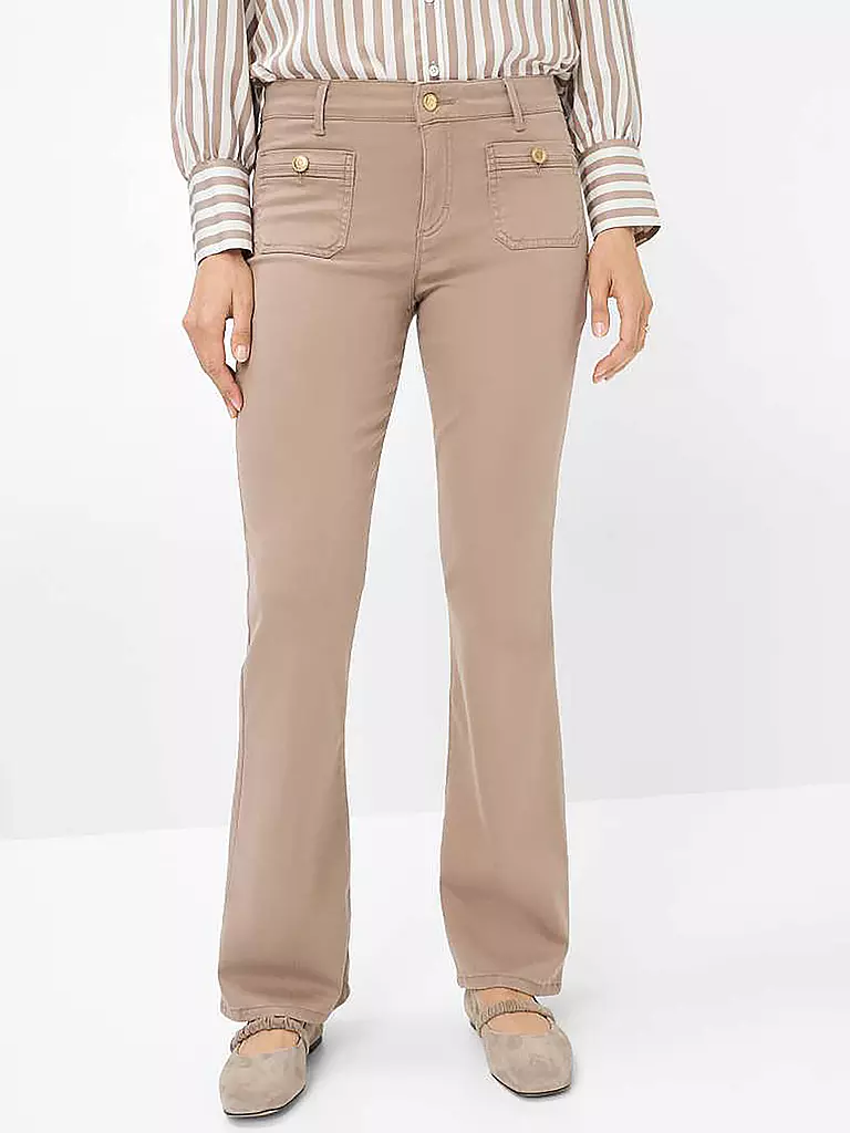 BRAX | Pantaloni Flared Fit SHAKIRA | Beige