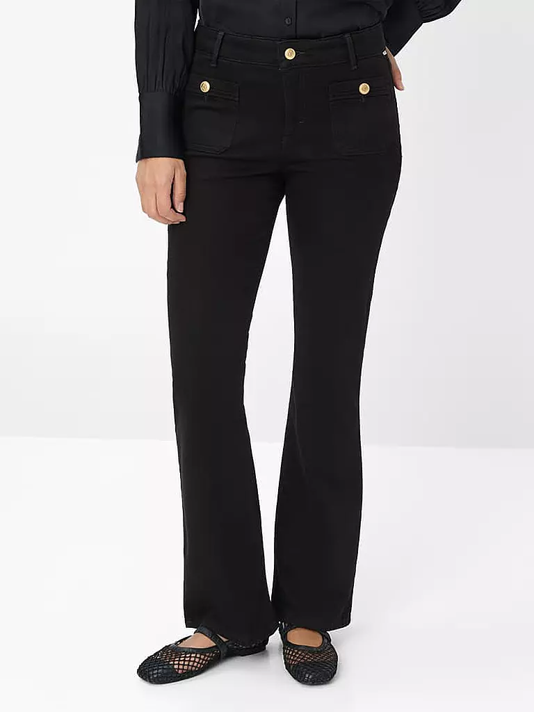 BRAX | Pantaloni Flared Fit SHAKIRA | Nero