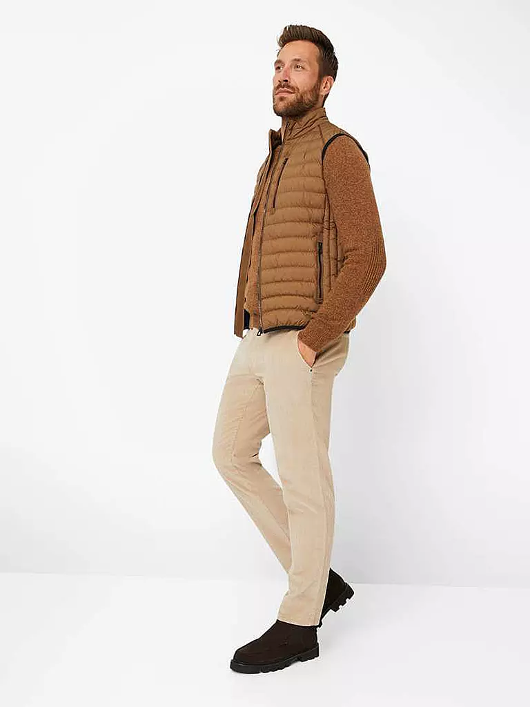 BRAX | Pantaloni in velluto a coste FABIO JOG | Beige