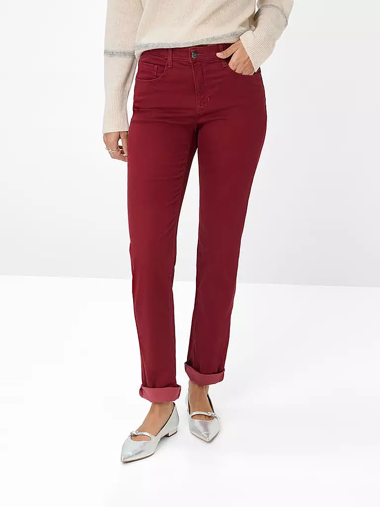 BRAX | Pantaloni MARY | Rosso scuro
