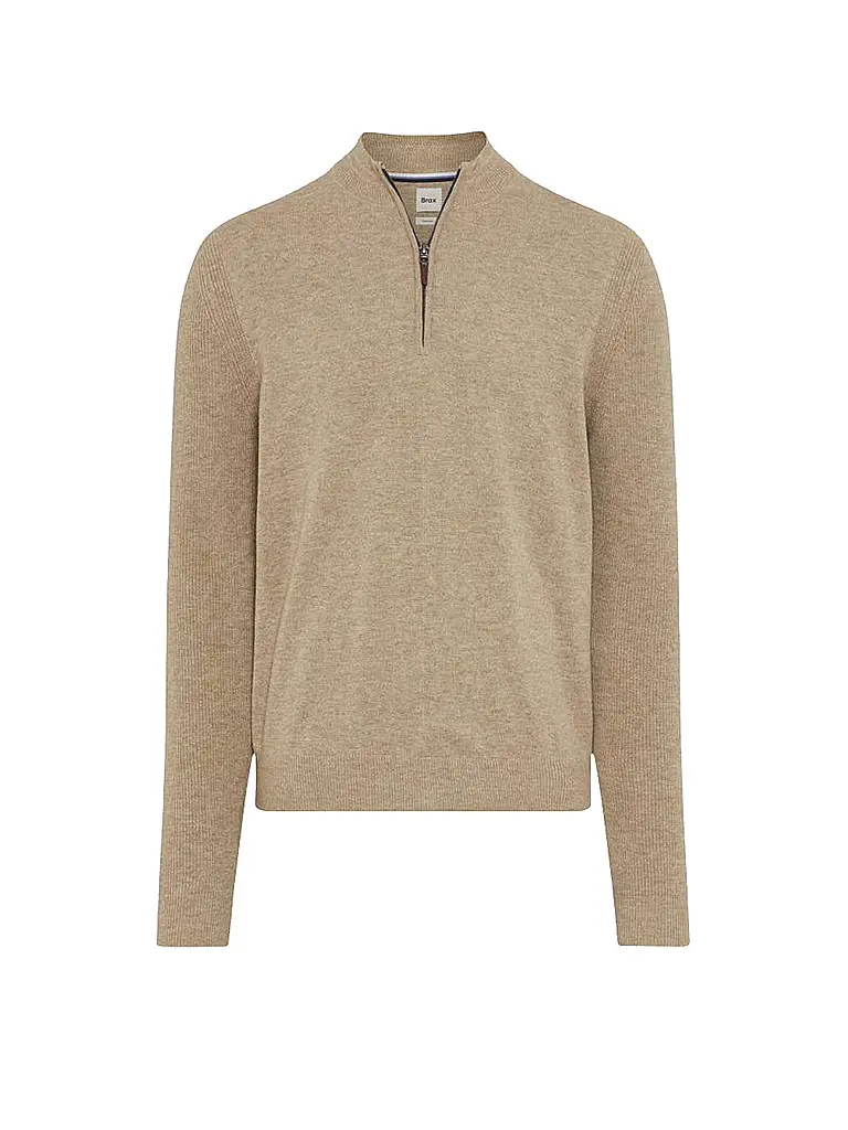 BRAX | Pullover Troyer STEFFEN | Beige