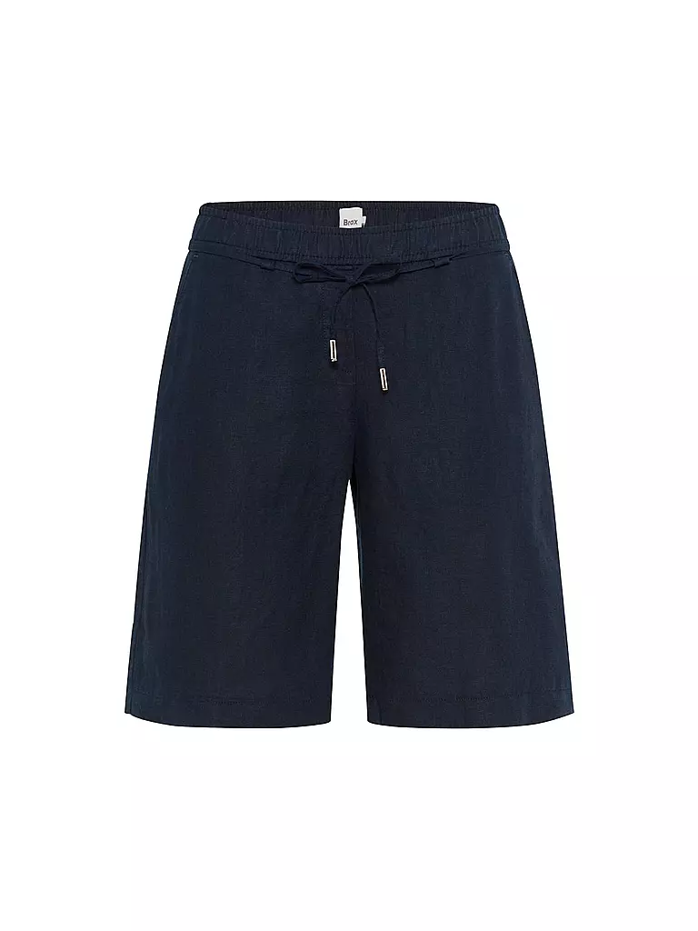 BRAX | Shorts di lino MEL B | Blu scuro