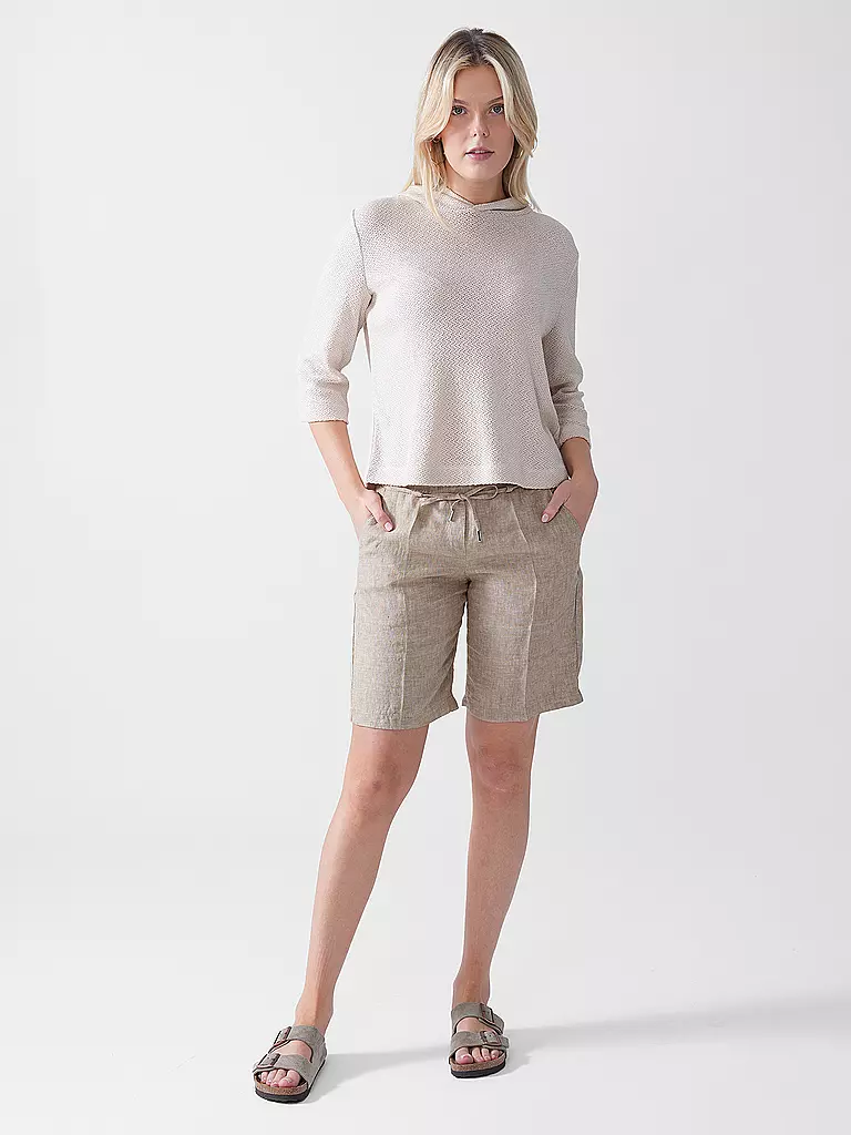 BRAX | Shorts di lino MEL B | Beige
