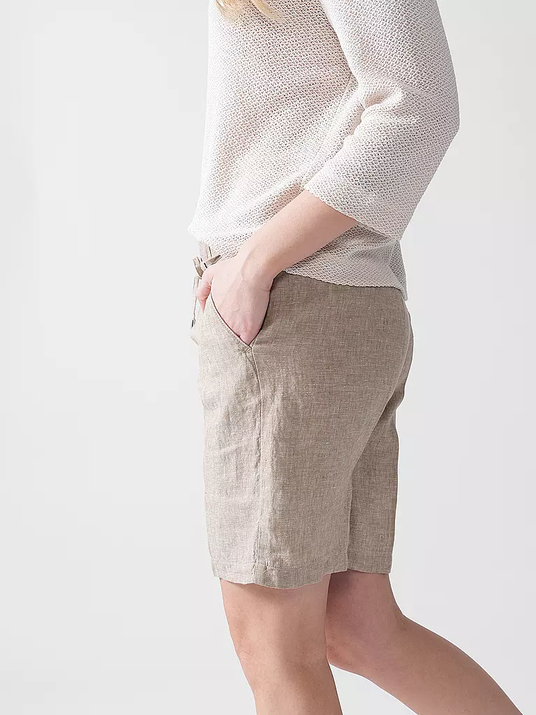 BRAX | Shorts di lino MEL B | Beige