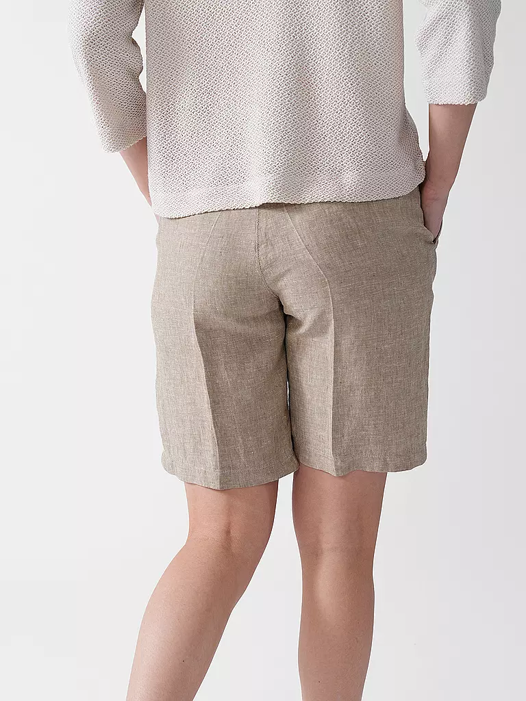 BRAX | Shorts di lino MEL B | Beige