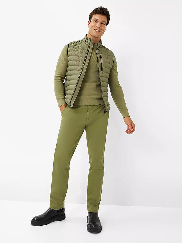 BRAX | Steppgilet WILLIS | Verde chiaro
