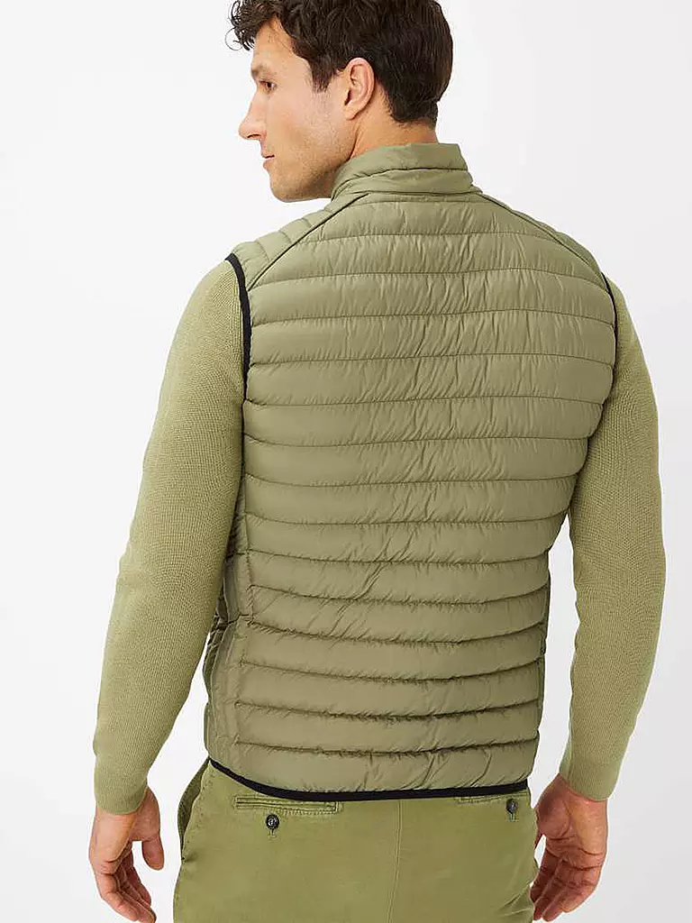BRAX | Steppgilet WILLIS | Verde chiaro