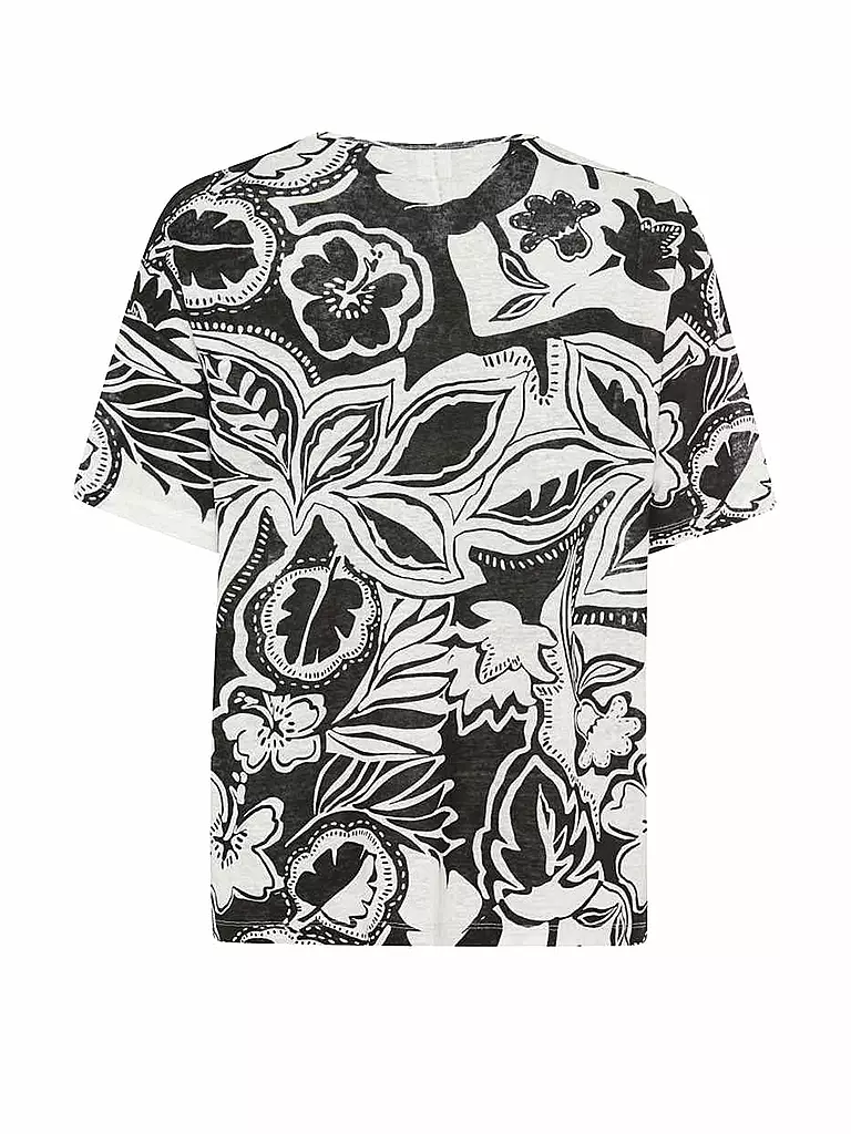 BRAX | T-shirt in lino CANDICE | Nero